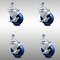 Service Caster 4 Inch SS Solid Polyurethane Swivel 12mm Threaded Stem Caster Set Brake SCC SCC-SSTS20S414-SPUS-TLB-M1215-4 - alternate 1